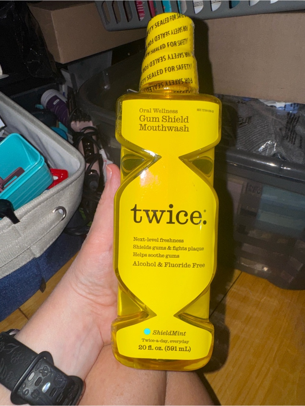 Mouthwash Bottle - Not a Skincare Product